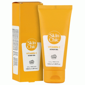 خرید ژل اسکراب اسکین شیک مدل Vitamin C-min