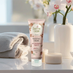 خرید کرم دست و صورت درماکلین حاوی آرگان مدل Deep Moisturizing