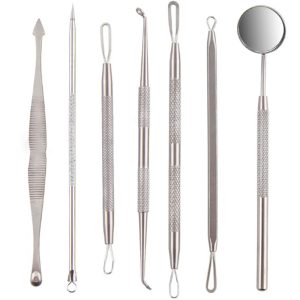 خرید مجموعه ابزار پاک‌سازی پوست کیو وای اچ مدل derm-3198 بسته7عددی