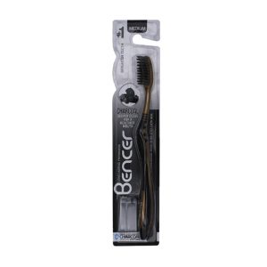 خرید مسواک بنسر مدل Golden-Charcoal با برس متوسط