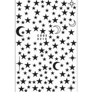 برچسب ناخن طرح ستاره