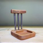 خرید جا قاشقی ایستاده چوبی